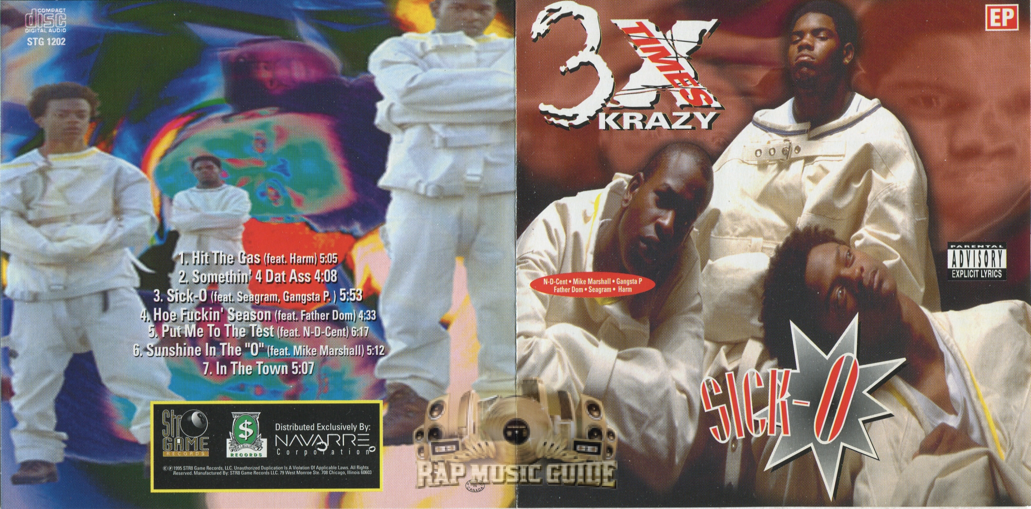 3X Krazy - Sick-O: CD | Rap Music Guide